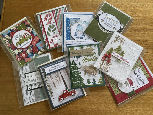 Christmas Cards - Crafty by Nicole - Painted Door on Main