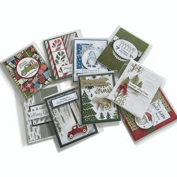 Christmas Cards - Crafty by Nicole - Painted Door on Main