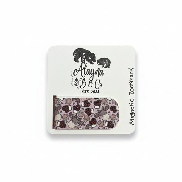 Christmas Magnetic Bookmarks - Painted Door on Main