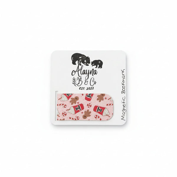 Christmas Magnetic Bookmarks - Painted Door on Main