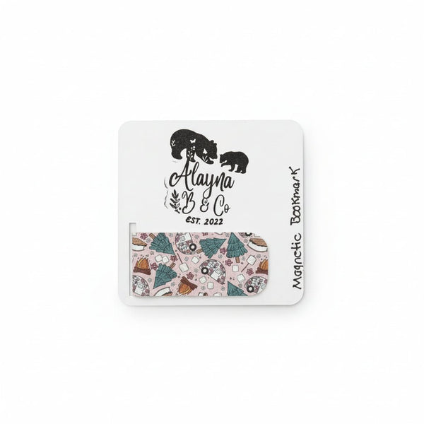 Christmas Magnetic Bookmarks - Painted Door on Main