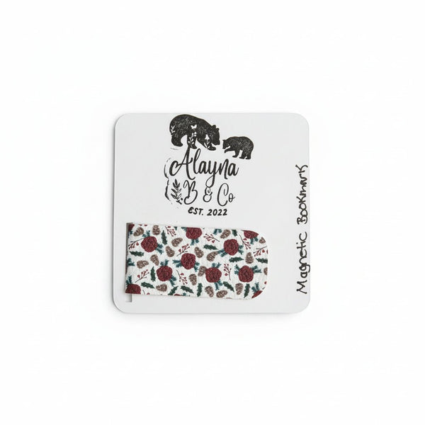 Christmas Magnetic Bookmarks - Painted Door on Main