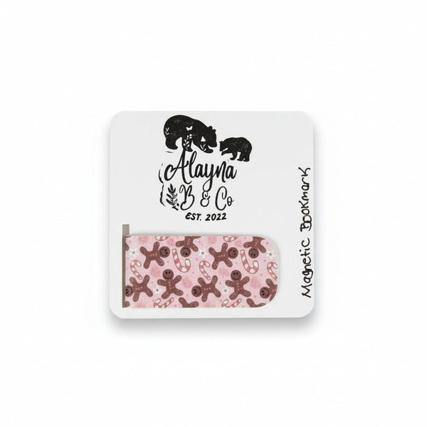 Christmas Magnetic Bookmarks - Painted Door on Main