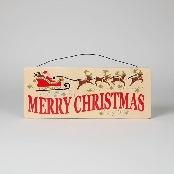 Christmas Signs - Larry Collicutt - Painted Door on Main