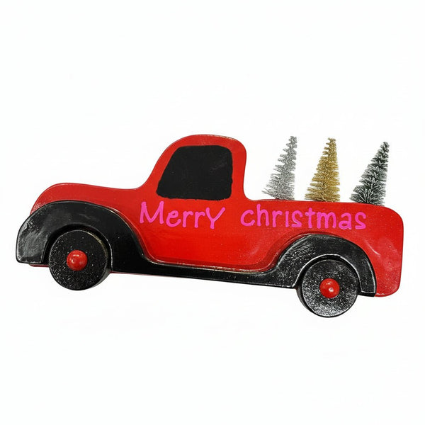 Christmas Signs - Larry Collicutt - Painted Door on Main