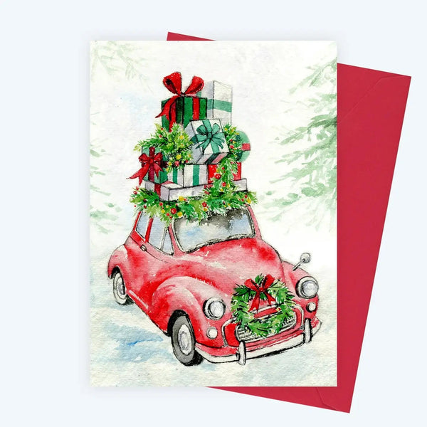Christmas Watercolour Cards - Elena Markelova Arts - Painted Door on Main