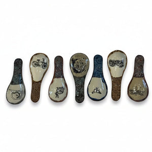 Clay Spoon Rests - Painted Door on Main