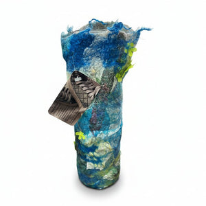 'Colours of Alberta' Felted Vase - Painted Door on Main