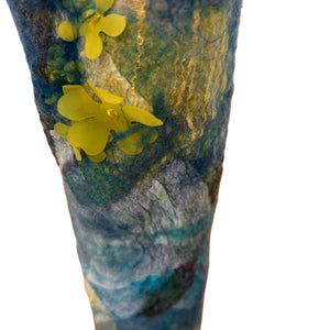 'Colours of Alberta' Felted Vase - Painted Door on Main