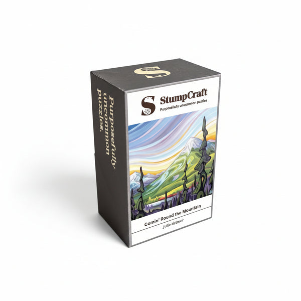 'Comin' Round the Mountain' Wood Puzzle - StumpCraft - Painted Door on Main