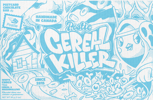 COMING SOON Cereal Killer White Postcard Chocolate Bar - Painted Door on Main