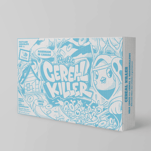 COMING SOON Cereal Killer White Postcard Chocolate Bar - Painted Door on Main