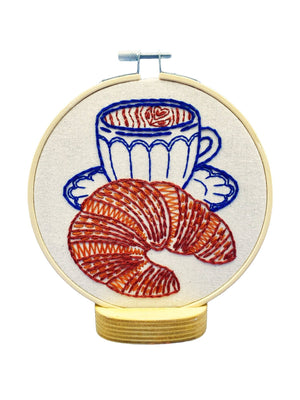 COMING SOON Croissant Complete Embroidery Kit - Painted Door on Main