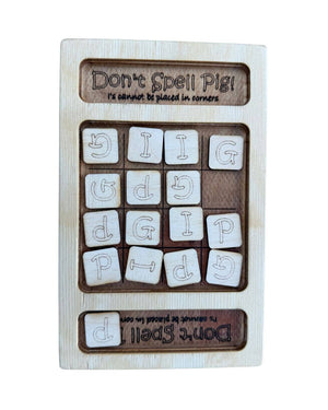 COMING SOON Don't Spell Pig Game - Painted Door on Main