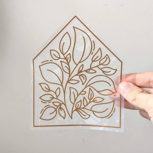 COMING SOON Greenhouse Prismatic Window Cling - Painted Door on Main