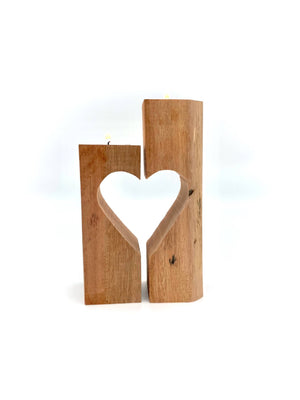 COMING SOON Heart Tealight Candle Pillars - Painted Door on Main