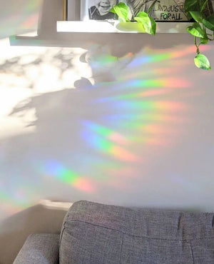 COMING SOON Hummingbird Prismatic Window Cling - Painted Door on Main