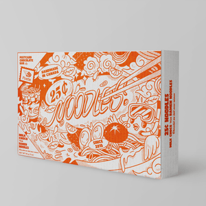 COMING SOON Ramen Noodle Milk Postcard Chocolate Bar - Painted Door on Main