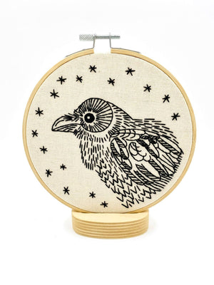 COMING SOON Raven Nevermore Complete Embroidery Kit - Painted Door on Main