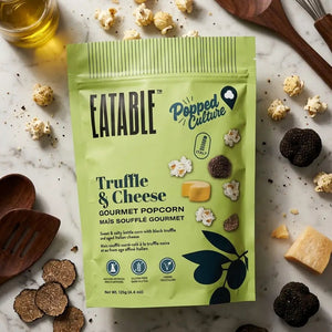 COMING SOON Truffle & Cheese Vegan Popcorn - Painted Door on Main