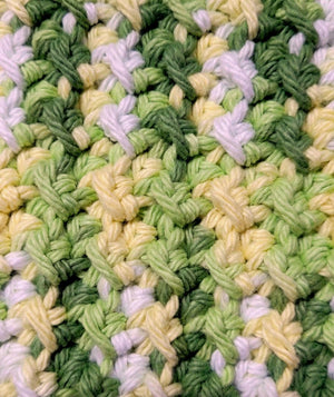 Crochet Cotton Cloths - Variegated - Painted Door on Main