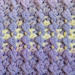 Crochet Cotton Cloths - Variegated - Painted Door on Main