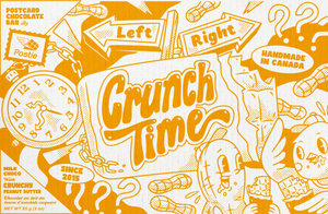 Crunch Time Milk Postcard Chocolate Bar - Painted Door on Main