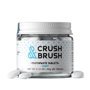 Crush & Brush Toothpaste Tablet - MINT - Painted Door on Main