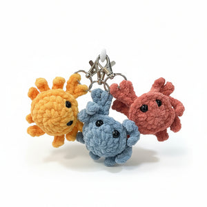 Cutie Keychains - Willing Hands Crochet - Painted Door on Main
