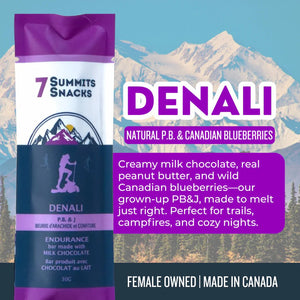 Denali Milk Chocolate Bar - 7 Summits Snacks - Painted Door on Main