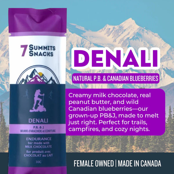 Denali Milk Chocolate Bar - 7 Summits Snacks - Painted Door on Main