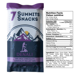 Denali Milk Chocolate Endurance Bars - 7 Summits Snacks - Painted Door on Main