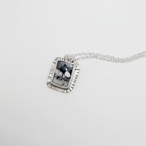 Dendritic Opal Necklace (LG) - Peaks to Prairies Handmade - Painted Door on Main