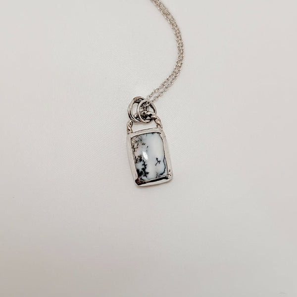 Dendritic Opal Necklace (SM) - Peaks to Prairies Handmade - Painted Door on Main