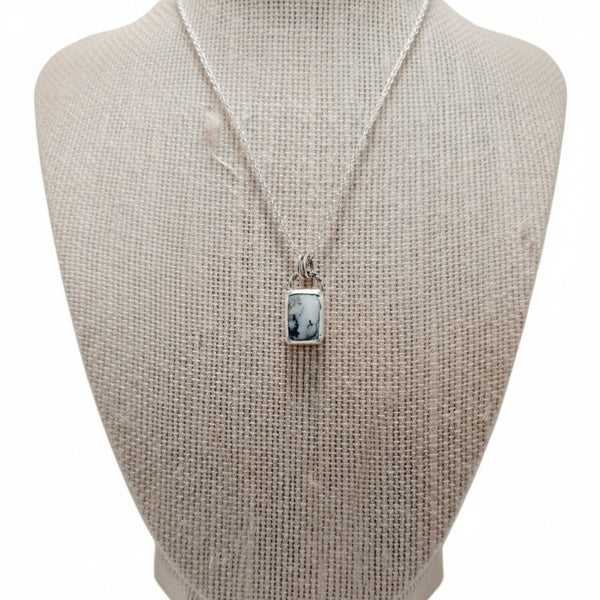 Dendritic Opal Necklace (SM) - Peaks to Prairies Handmade - Painted Door on Main