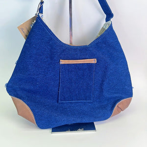 Denim Delight shoulder Bag - Painted Door on Main