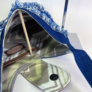 Denim Delight shoulder Bag - Painted Door on Main