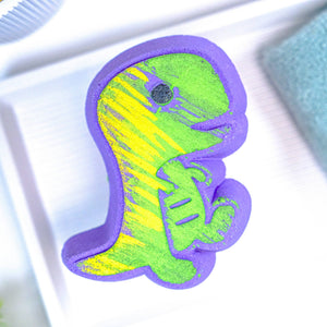 Dinosaur Bubble Bath Bomb - Happy Hippo Bath - Painted Door on Main