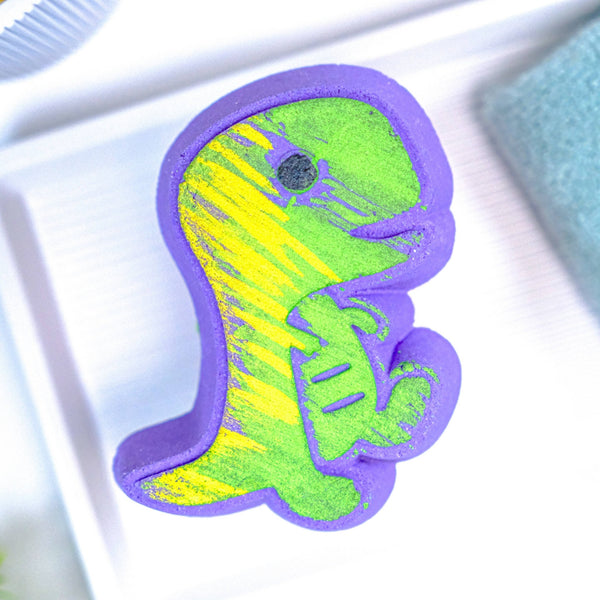 Dinosaur Bubble Bath Bomb - Happy Hippo Bath - Painted Door on Main
