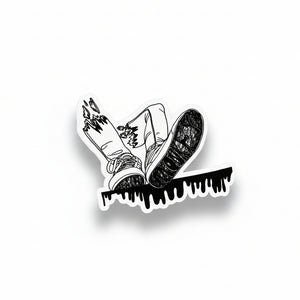 Edgy Art Stickers - Rudiger Design - Painted Door on Main