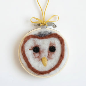 Needle Felted Hoop Ornaments - Painted Door on Main