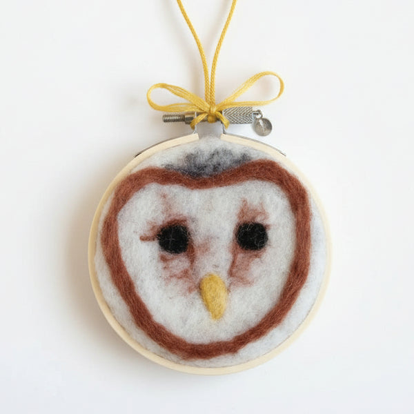 Embroidery Hoop Ornaments - Elaine Grandon Fibre Arts - Painted Door on Main