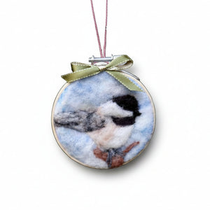 Embroidery Hoop Ornaments - Elaine Grandon Fibre Arts - Painted Door on Main