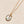 Enamel Floral Oval Charm Necklace Gold - Painted Door on Main