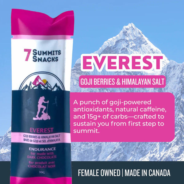 Everest Dark Chocolate Bar - 7 Summits Snacks - Painted Door on Main