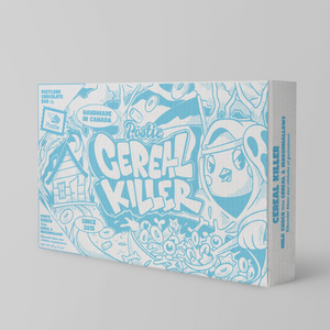 COMING SOON Cereal Killer White Postcard Chocolate Bar