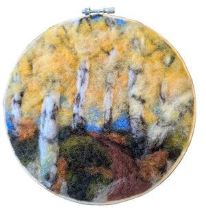 Fall Wool Landscapes | Needle Felting Workshop | 16+ - Painted Door on Main
