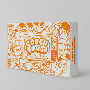COMING SOON Couch Potato Milk Postcard Chocolate Bar