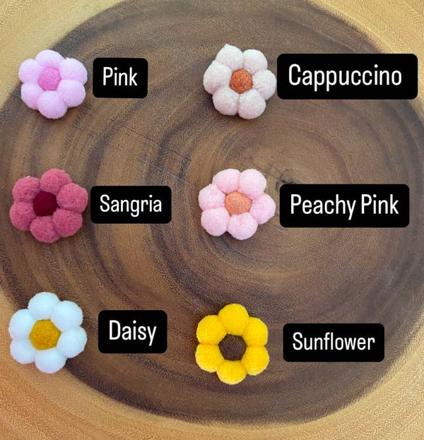 Felt Flower Magnet Set - ForgetBKnot - Painted Door on Main