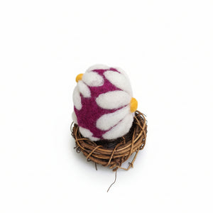 Felted Eggs - Elaine Grandon Fibre Arts - Painted Door on Main